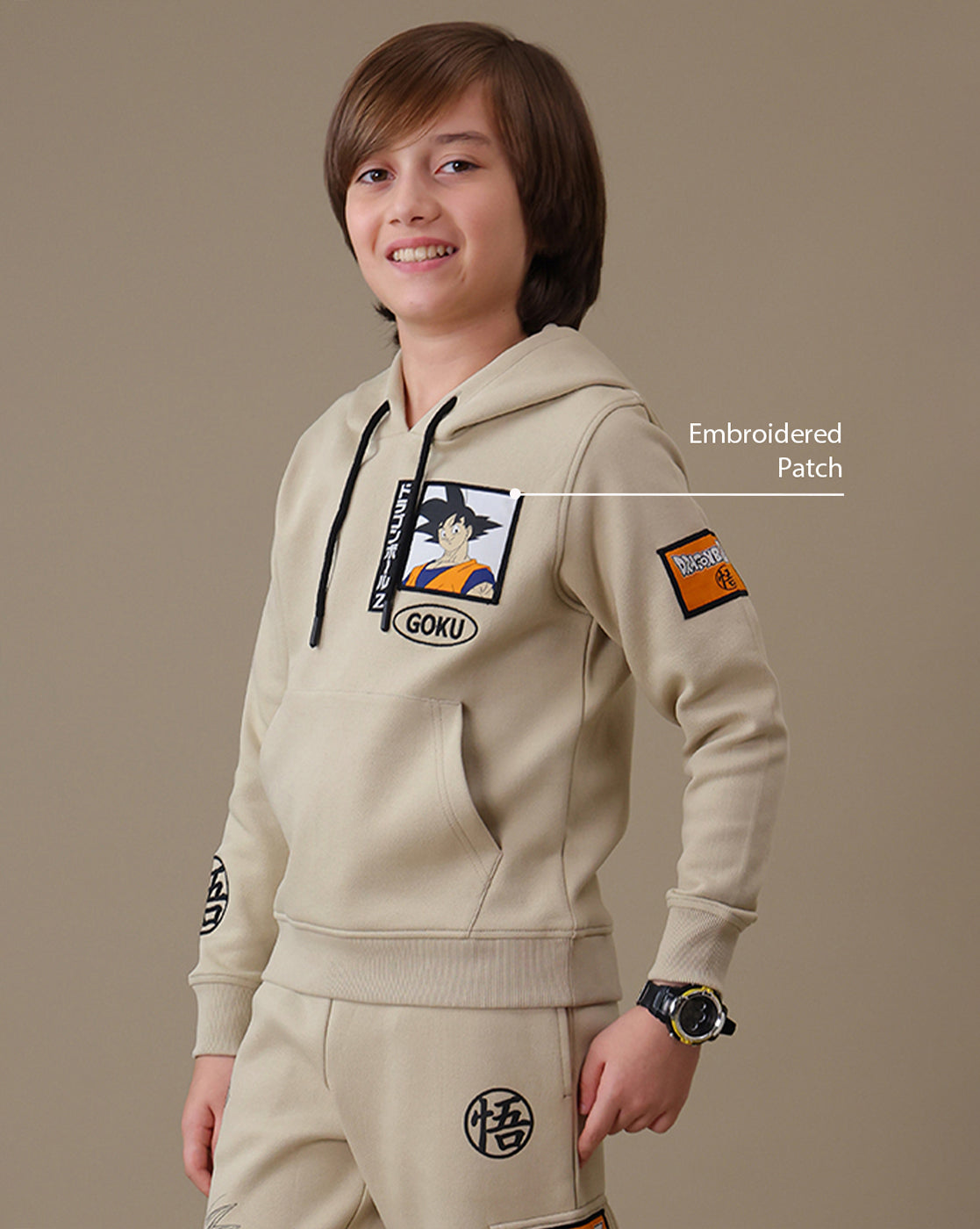 Dragon Ball Z Regular Fit Hoodie & Jogger Set Boys