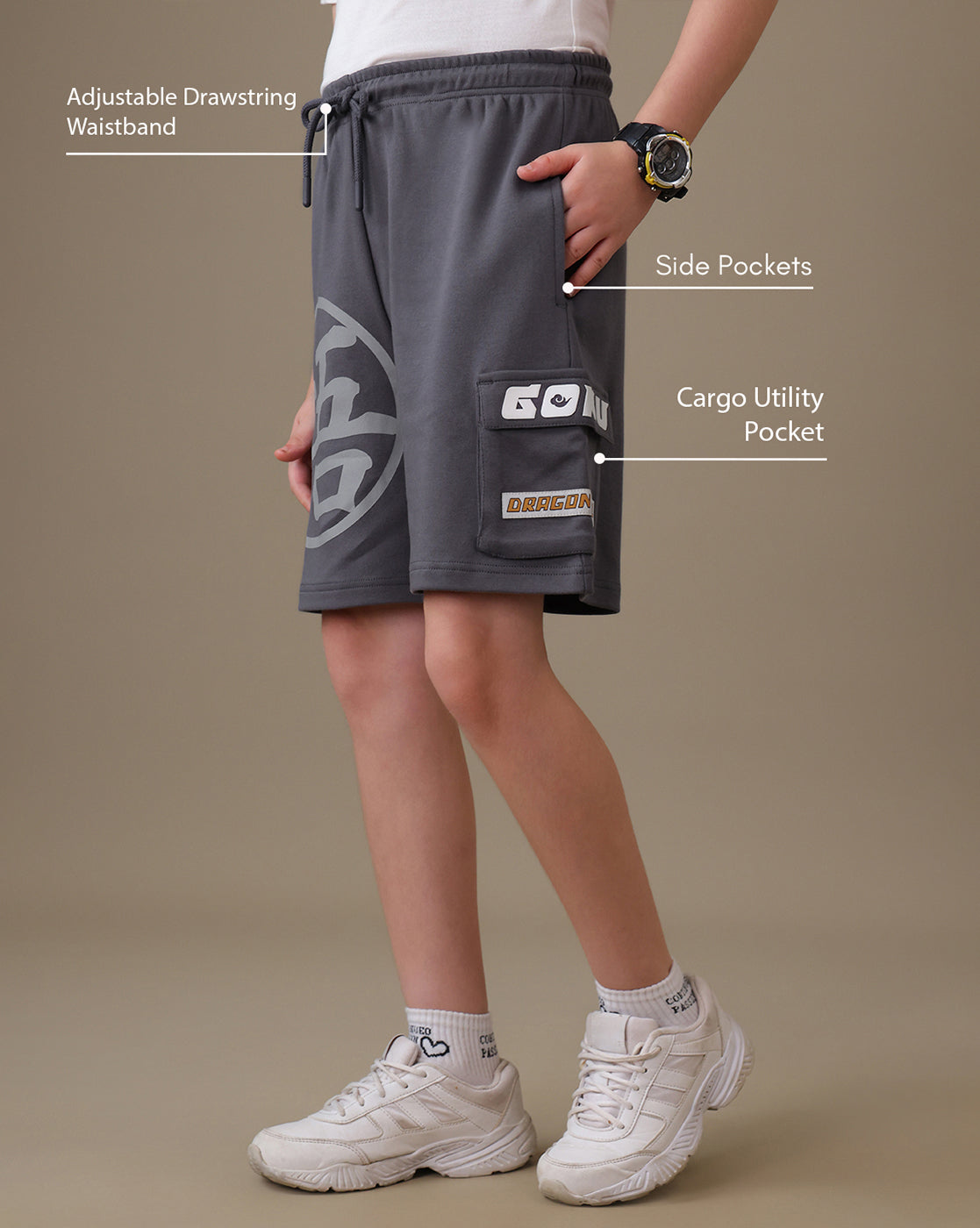 Dragon Ball Z Goku Regular Fit Shorts Boys