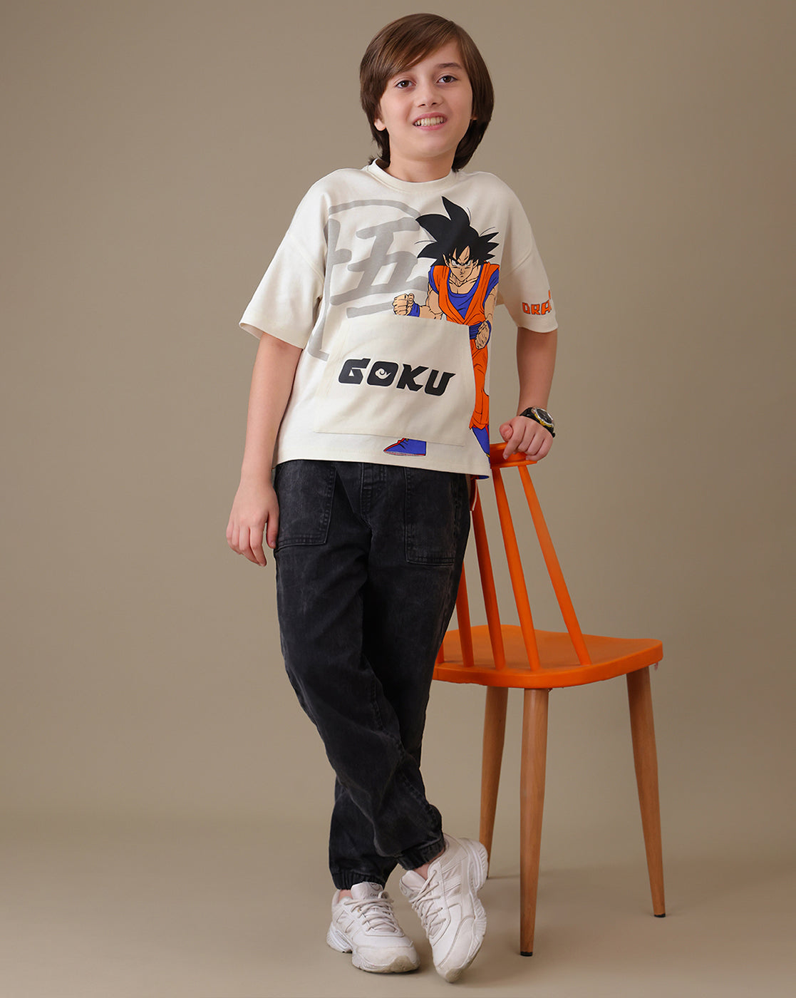 Dragon Ball Z Goku Oversized Tshirt Boys