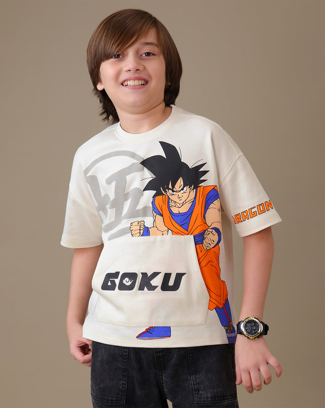 Dragon Ball Z Goku Oversized Tshirt Boys