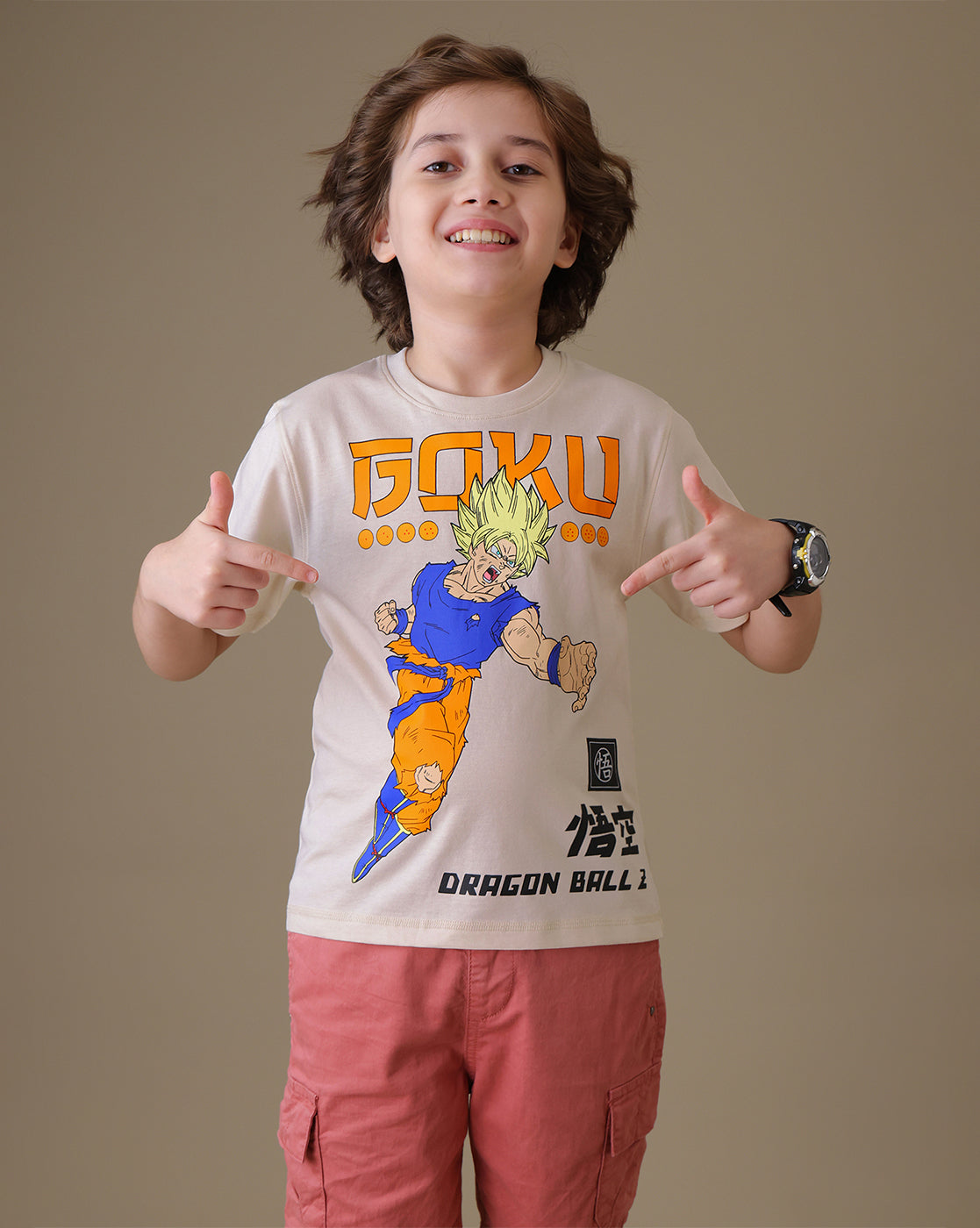 Dragon Ball Z Goku  Regular Fit Tshirt For Boys Boys