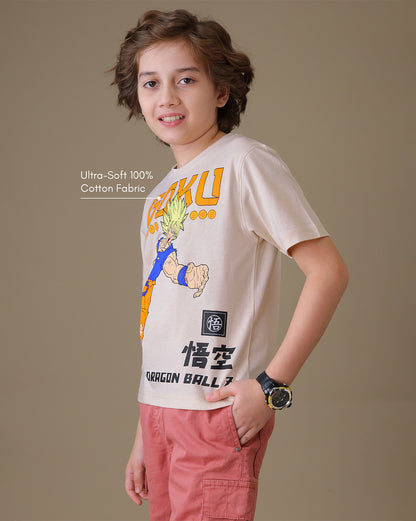 Dragon Ball Z Goku  Regular Fit Tshirt For Boys Boys