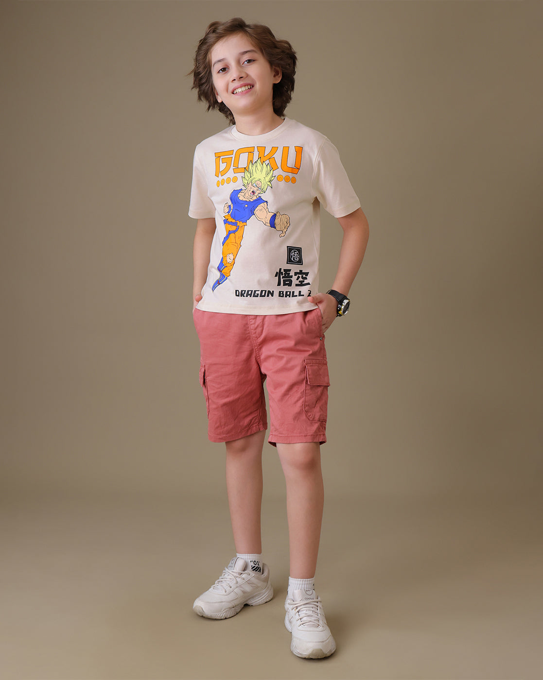Dragon Ball Z Goku  Regular Fit Tshirt For Boys Boys