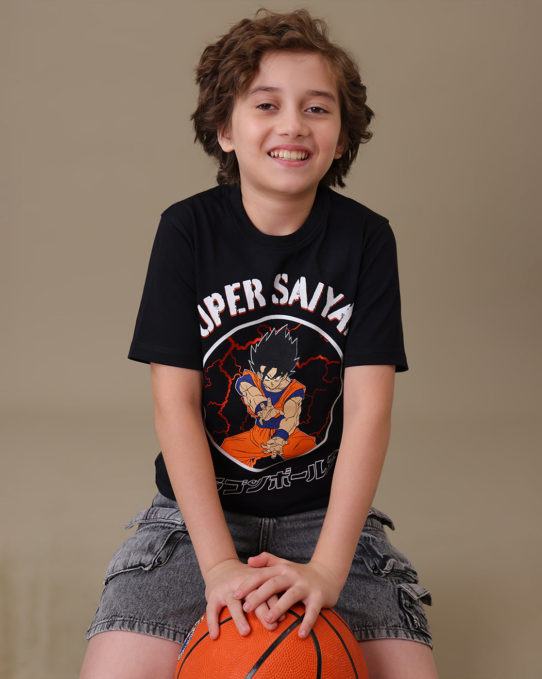 Dragon Ball Z Goku Regular Fit Tshirt Boys