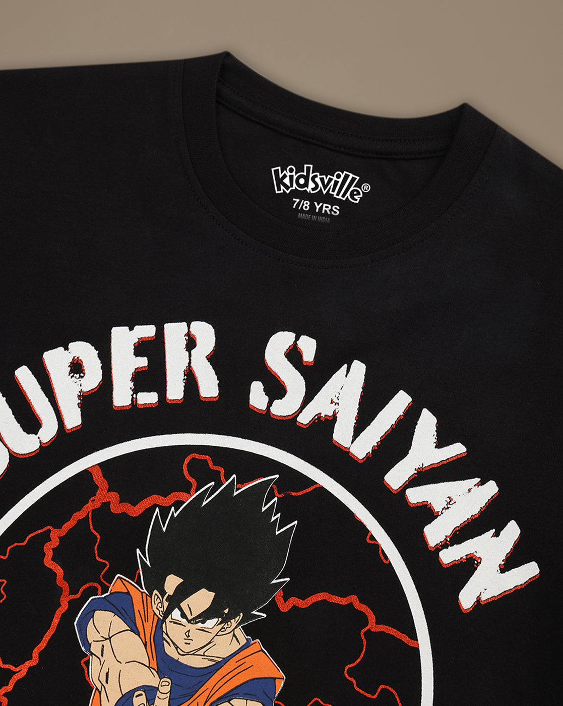 Dragon Ball Z Goku Regular Fit Tshirt Boys
