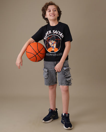 Dragon Ball Z Goku Regular Fit Tshirt Boys