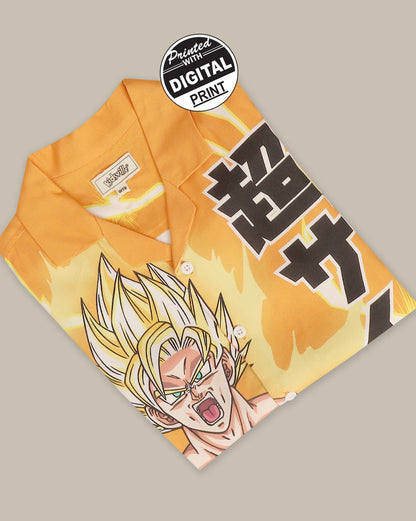 Dragon Ball Z Regular Fit Shirt For Boys