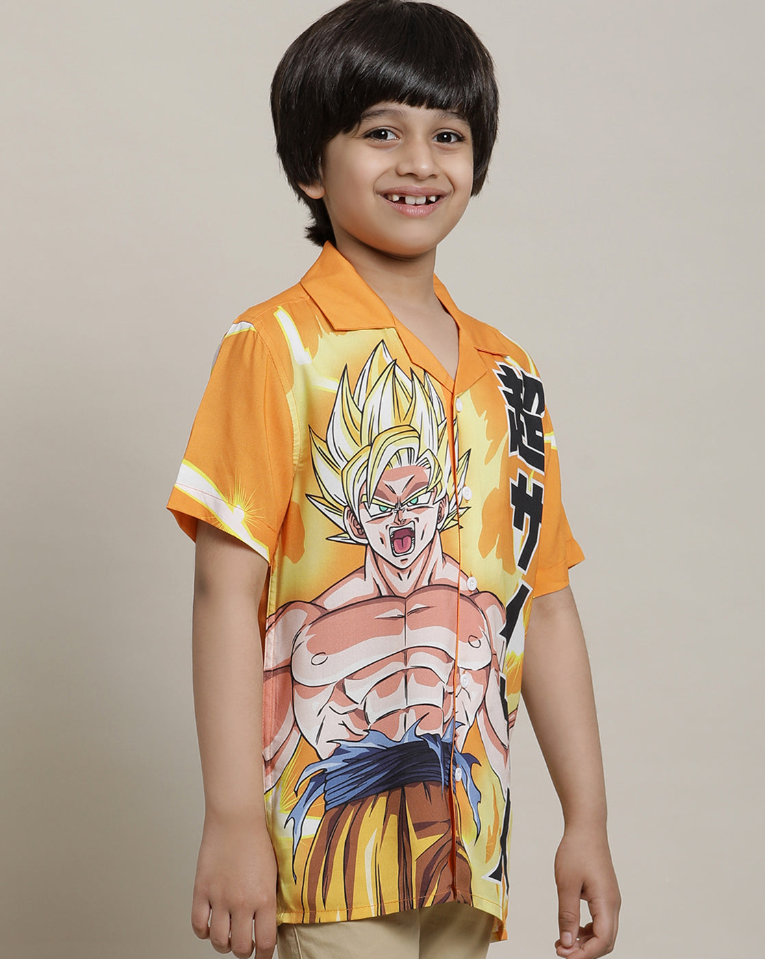 Dragon Ball Z Regular Fit Shirt For Boys