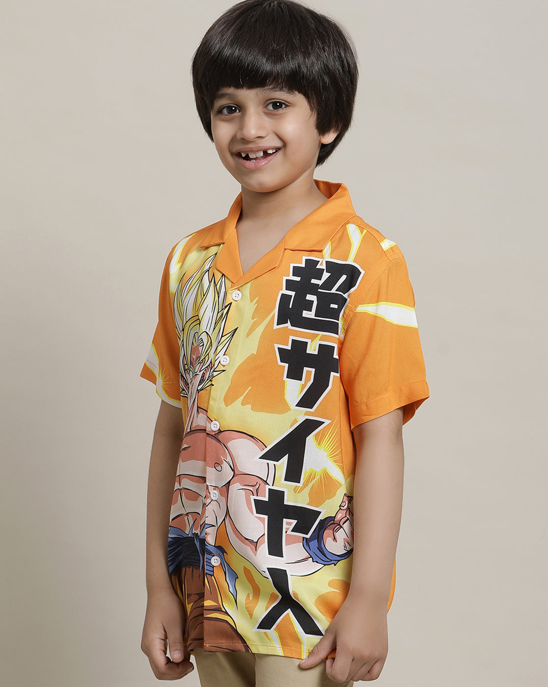 Dragon Ball Z Regular Fit Shirt For Boys