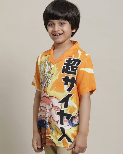 Dragon Ball Z Regular Fit Shirt For Boys