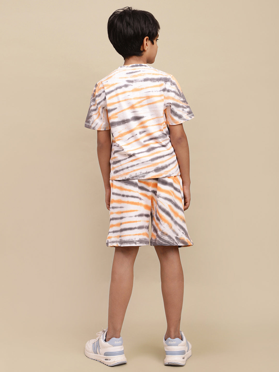 Dragon Ball Z Printed T-Shirt & Shorts Co-Ords Set For Boys