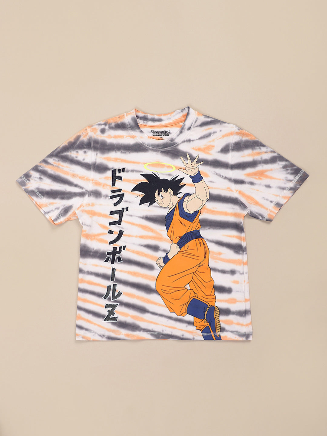 Dragon Ball Z Printed T-Shirt & Shorts Co-Ords Set For Boys