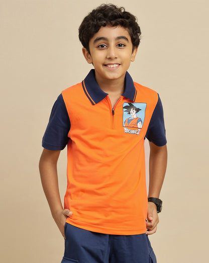 Dragon Ball Z  Regular Fit Polo-T-Shirt  Boys