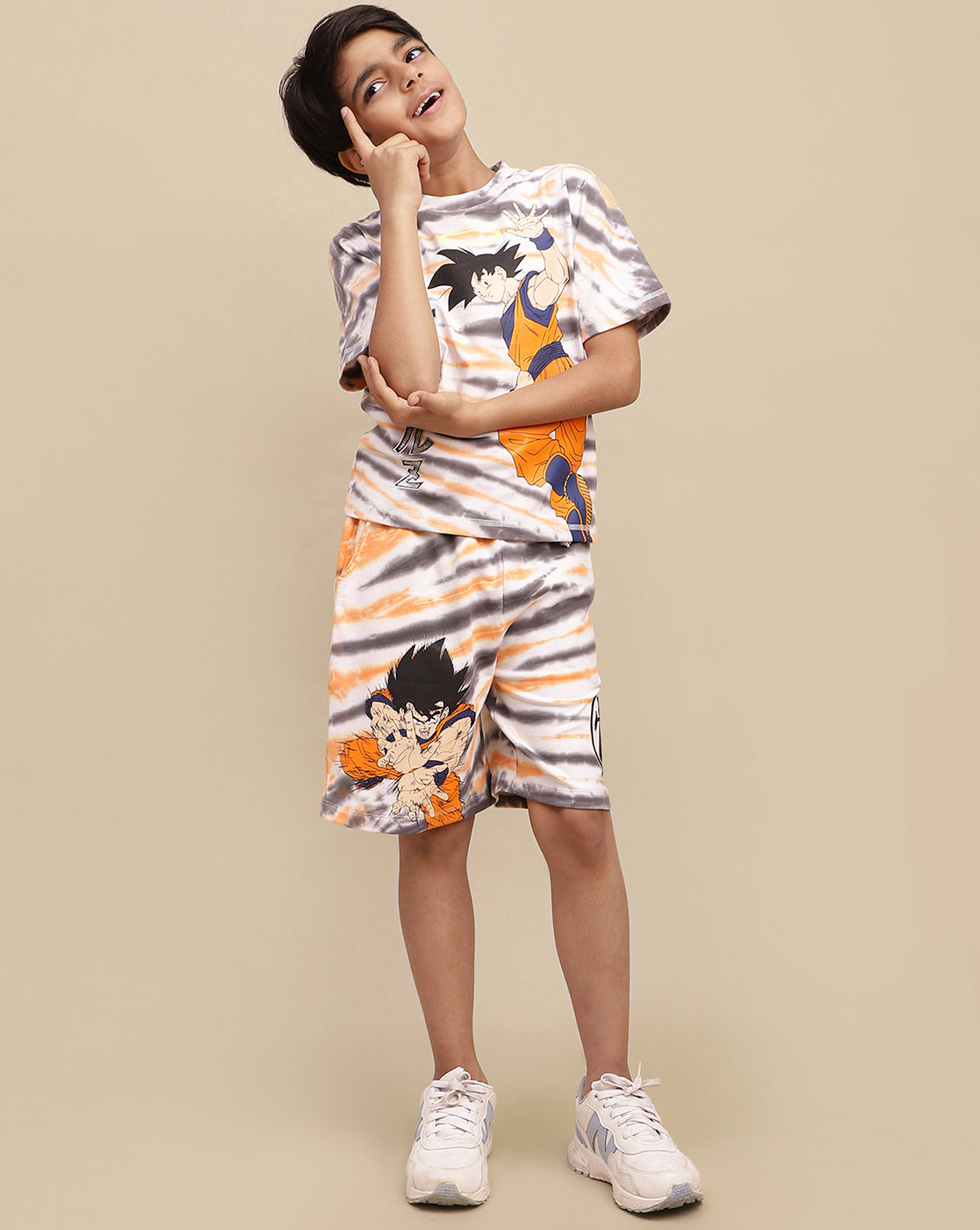 Dragon Ball Z Printed Regular Fit Shorts For Boys