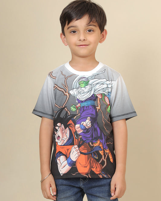 Dragon Ball Z Printed Regular Fit Tshirt For Boys