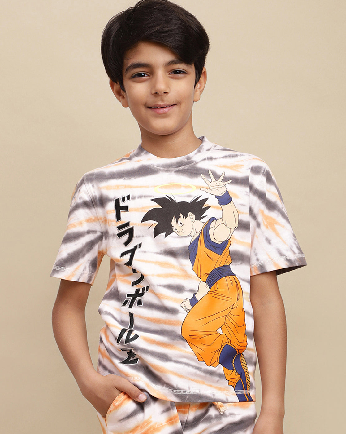 Dragon Ball Z Printed Regular Fit Tshirt For Boys