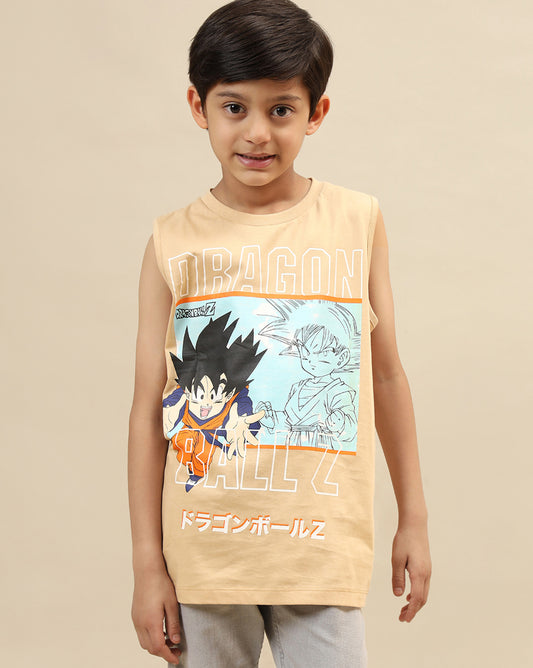 Dragon Ball Z Printed Vest For Boys