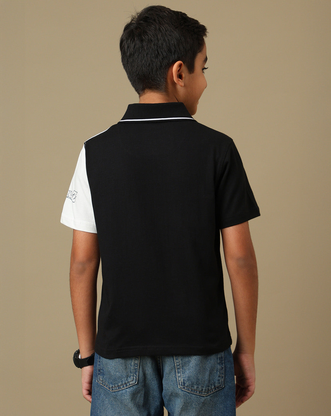 Dragon Ball Z Pritned Regular Fit Polo-Tshirt For Boys