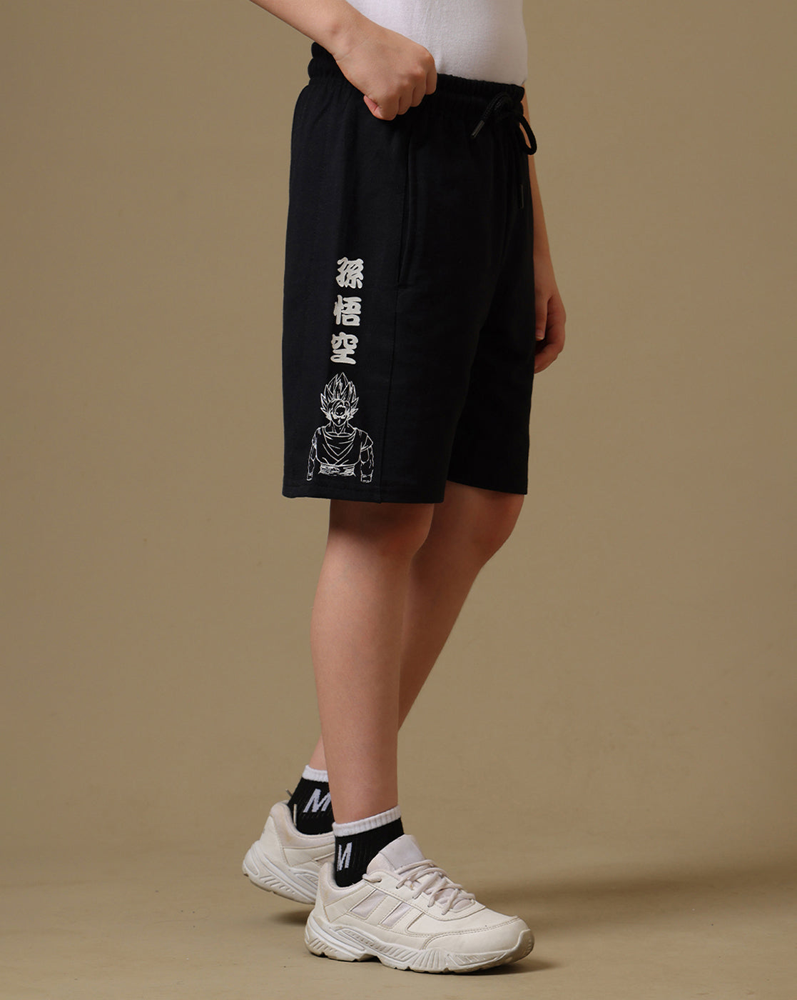 Dragon Ball Z Printed Regular Fit Shorts For Boys