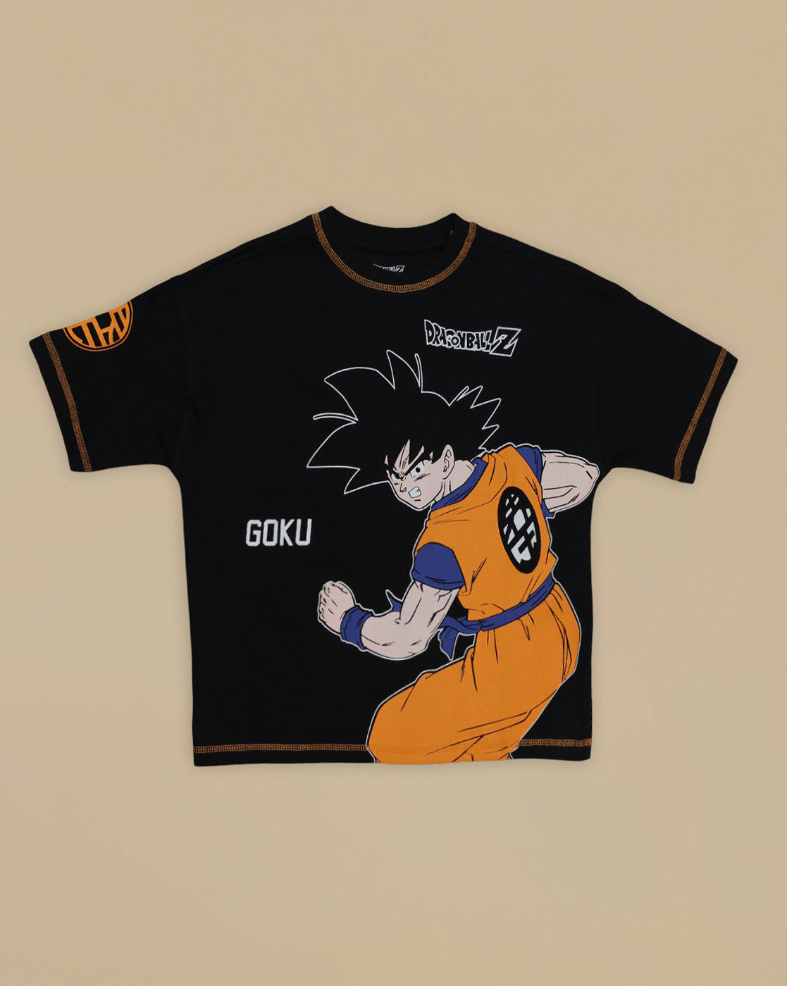 GOKU Printed Oversized Tshirt For Boys