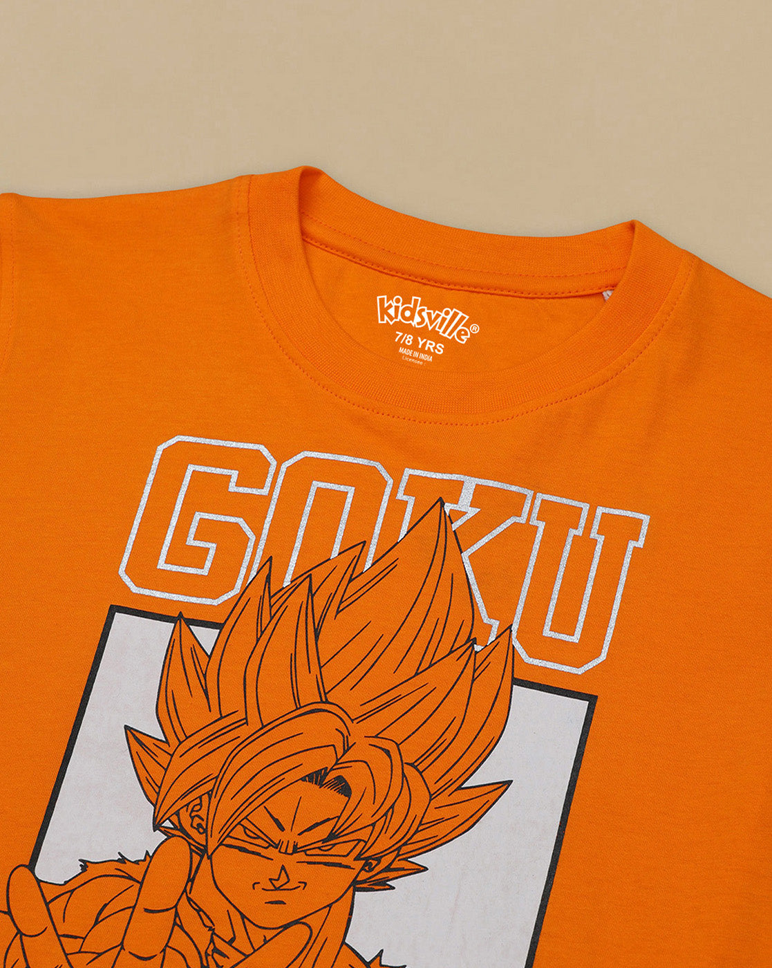 GOKU Printed Regular Fit Tshirt For Boys