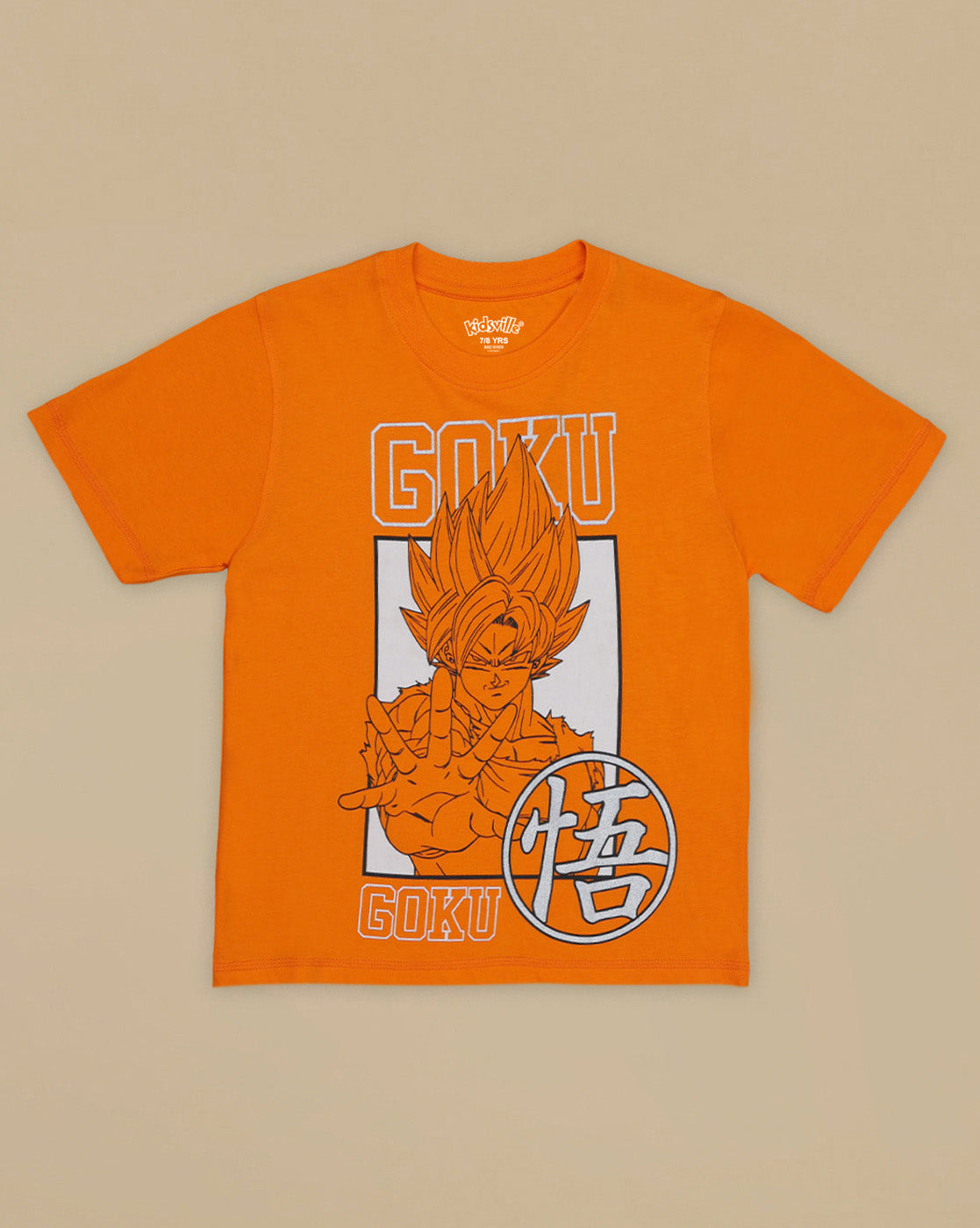 GOKU Printed Regular Fit Tshirt For Boys