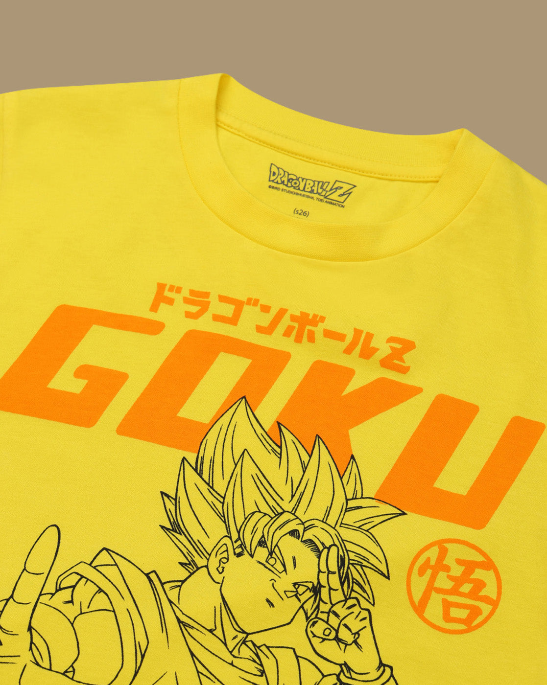Goku Graphic Printed Regular Fit Tshirt For Boys