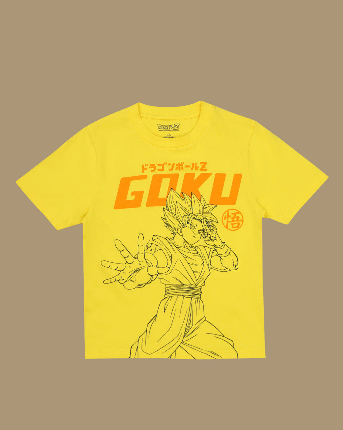 Goku Graphic Printed Regular Fit Tshirt For Boys