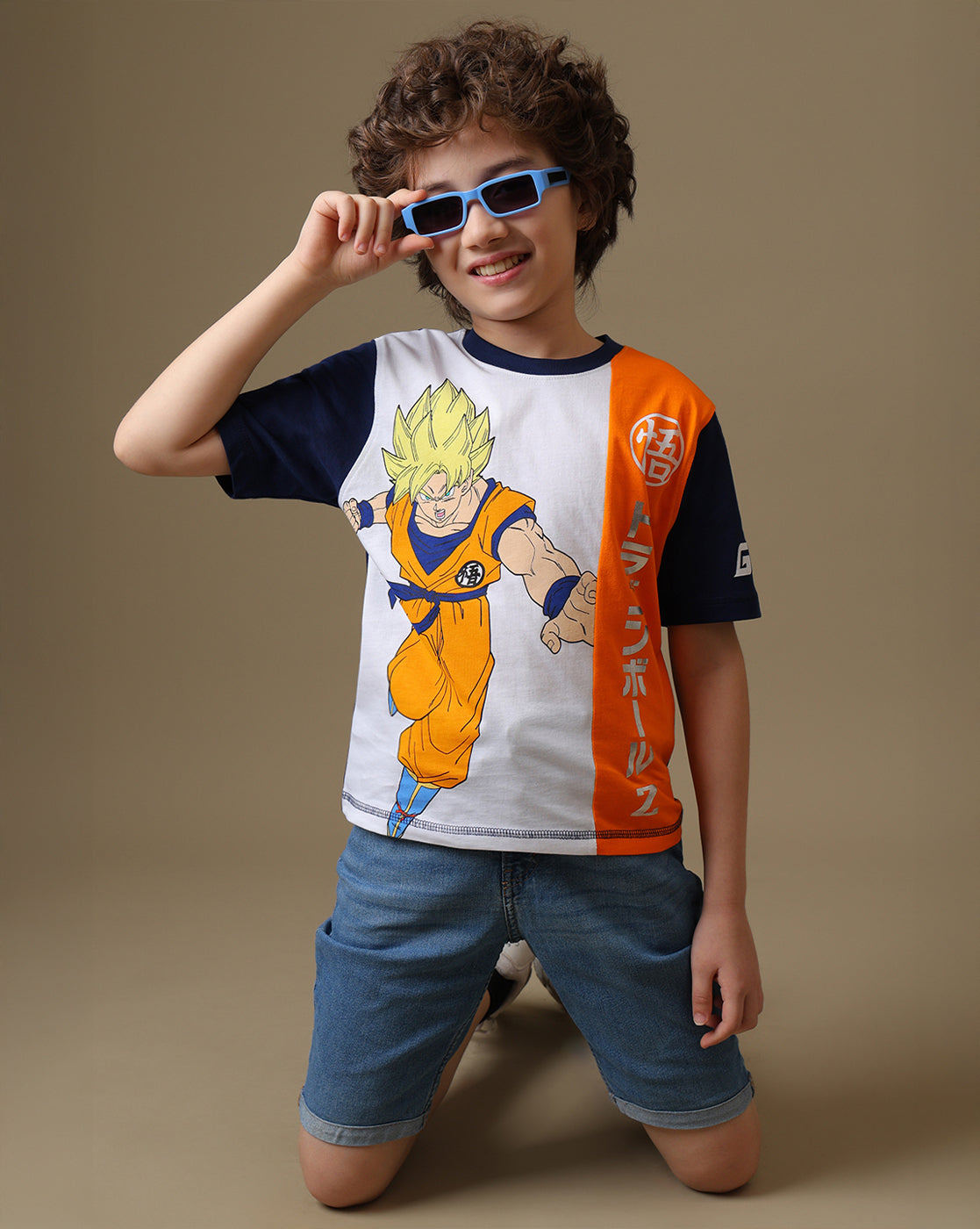 Dragon Ball Z Printed Regular Fit Tshirt For Boys
