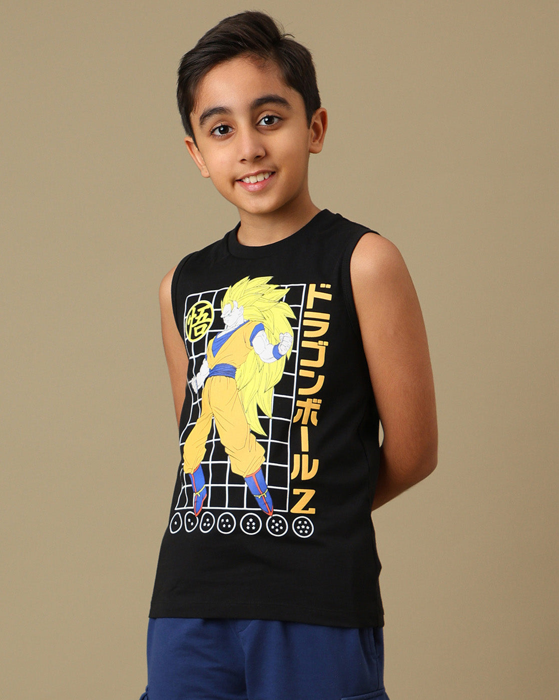 Dragon Ball Z Printed Vest For Boys