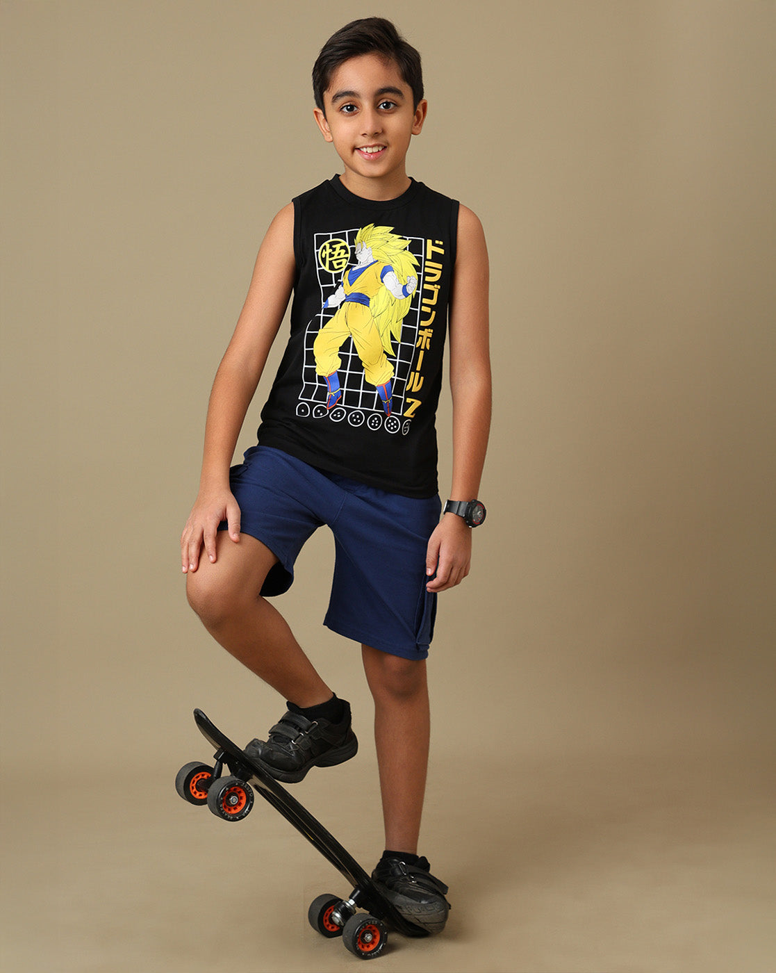 Dragon Ball Z Printed Vest For Boys