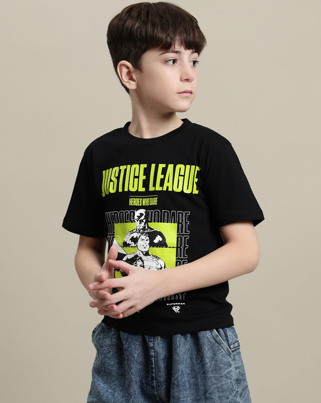 Justice League Pack Of 3 T-Shirts  Boys