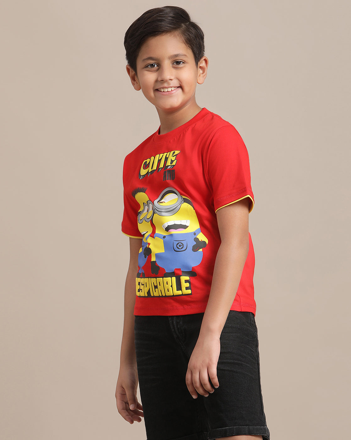 Minions Regular Fit Tshirt For Boys