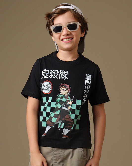 Demon Slayer  Regular Fit Tshirt  Boys