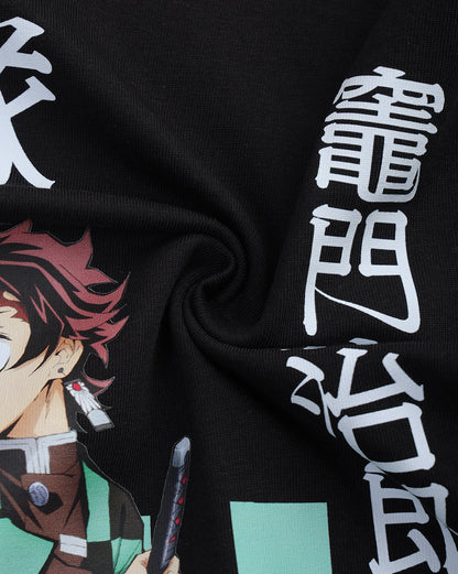 Demon Slayer  Regular Fit Tshirt  Boys