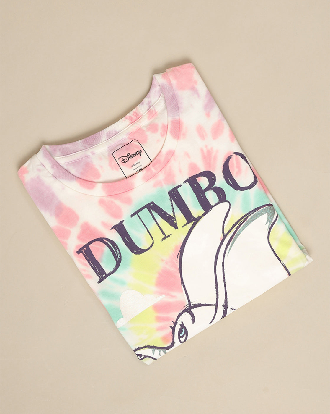 Dumbo Printed Oversized Tshirt For Girls