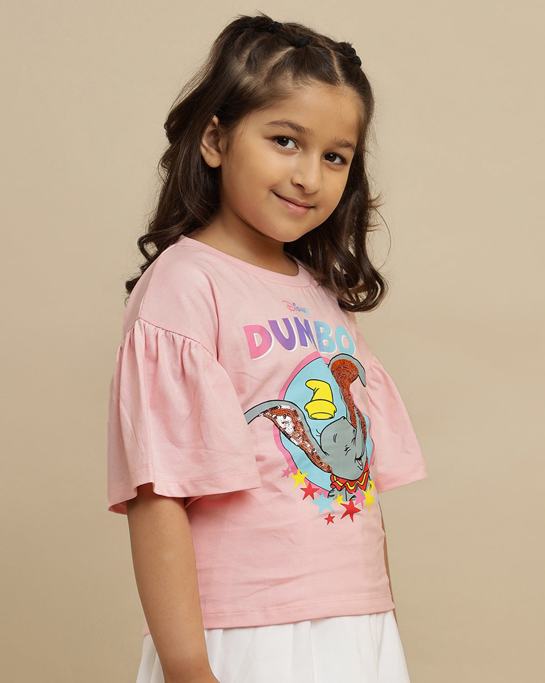 Dumbo Printed Relaxed Fit Tshirt For Girls