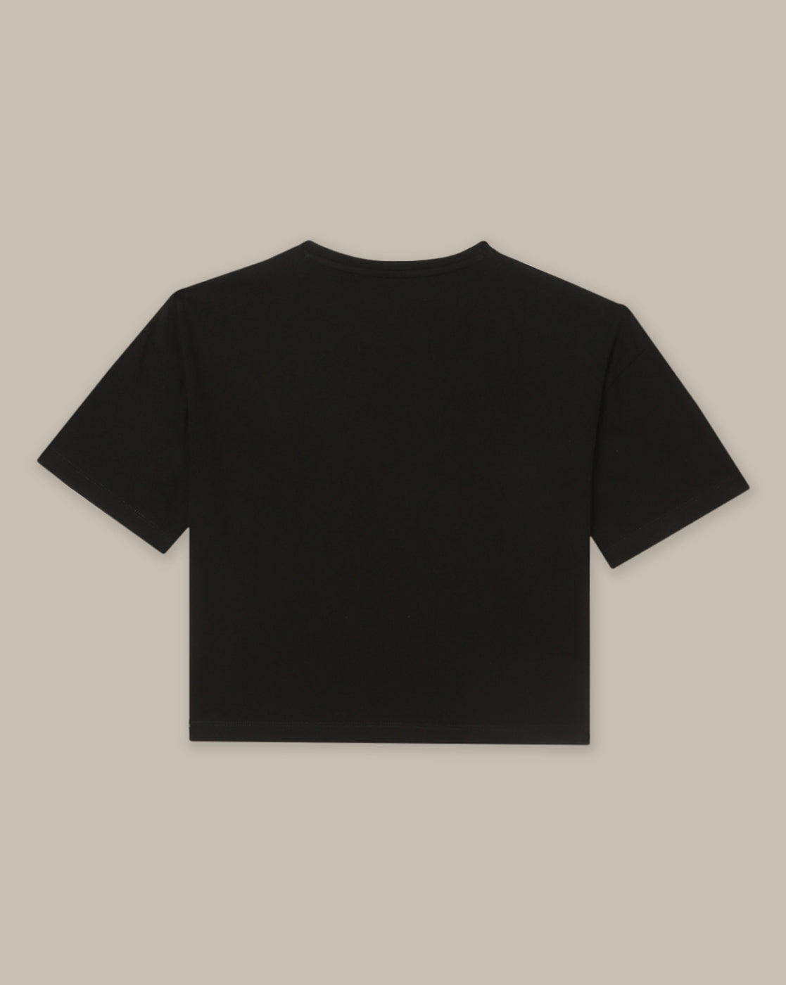 Friends Boxy Fit  Black Tshirt For Girls