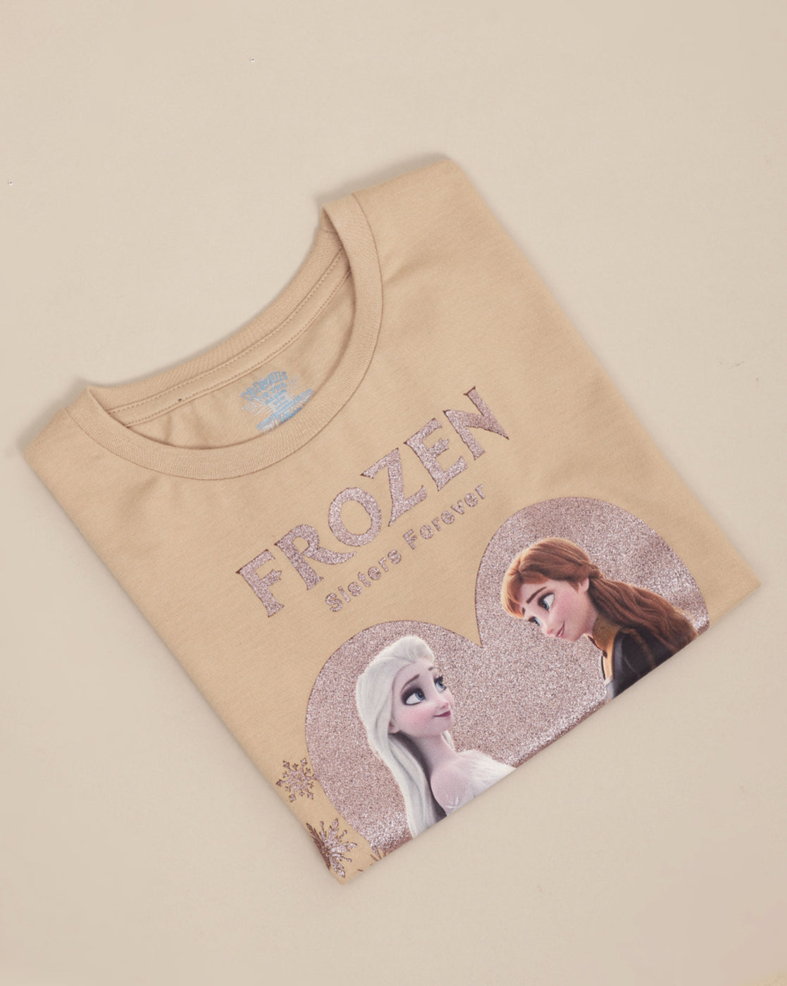 Frozen Printed Relaxed Fit Tshirt For Girls
