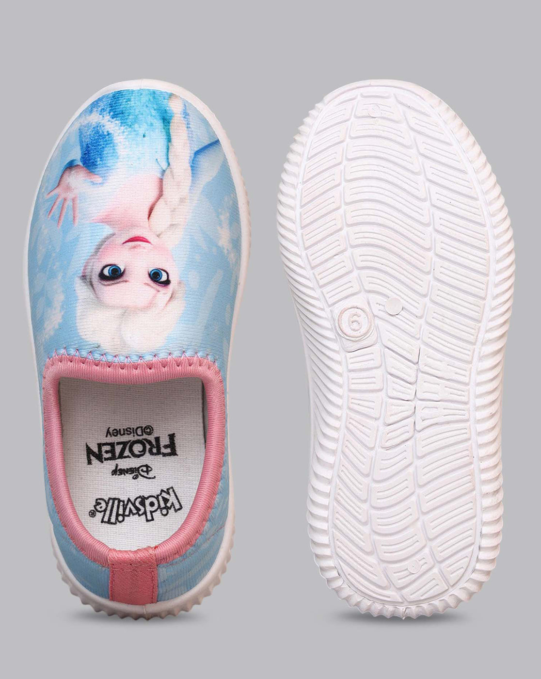 Frozen Printed Canvas Shoes For Kids Girls