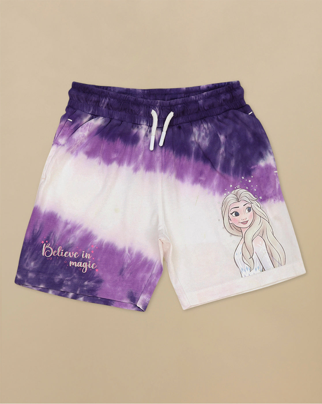 FROZEN Printed T-Shirt & Shorts Co-Ords Set Girls