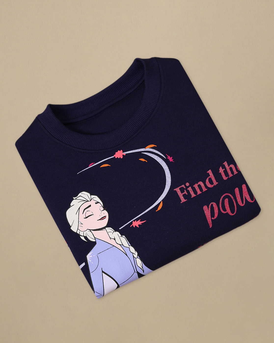 Frozen Printed Regular Fit Sweatshirt For Girls