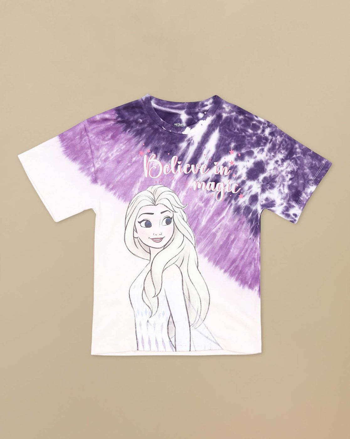 Frozen Printed Oversized Tshirt For Girls