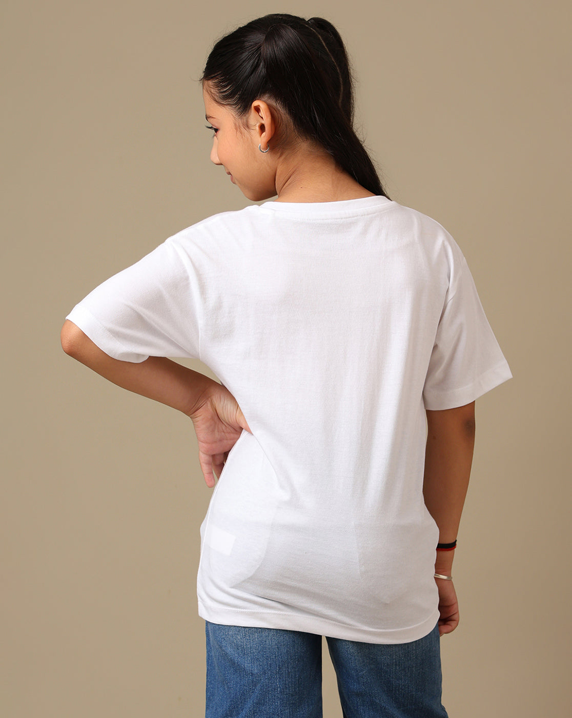 Frozen Printed Oversized Fit Tshirt For Girls