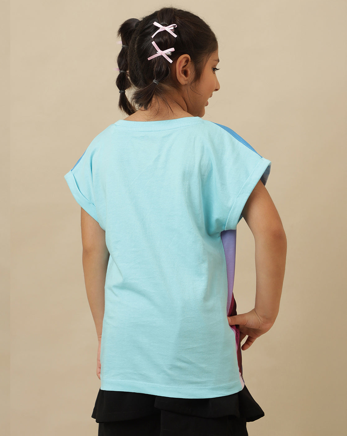 Frozen Printed Relaxed Fit Tshirt For Girls