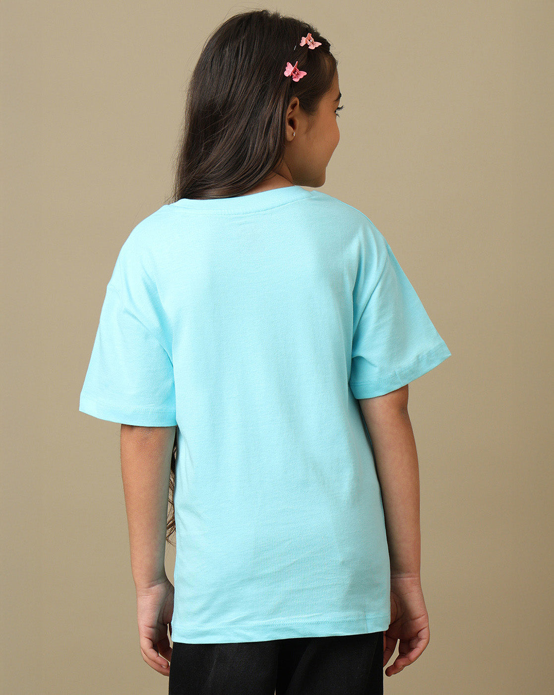 Frozen Printed Relaxed Fit Reversible Sequin  Tshirt For Girls