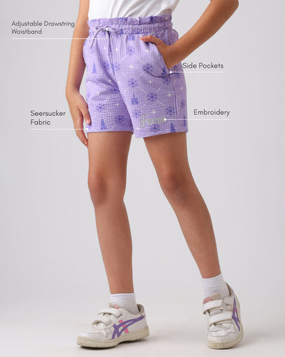 Frozen Regular Fit Shorts Girls