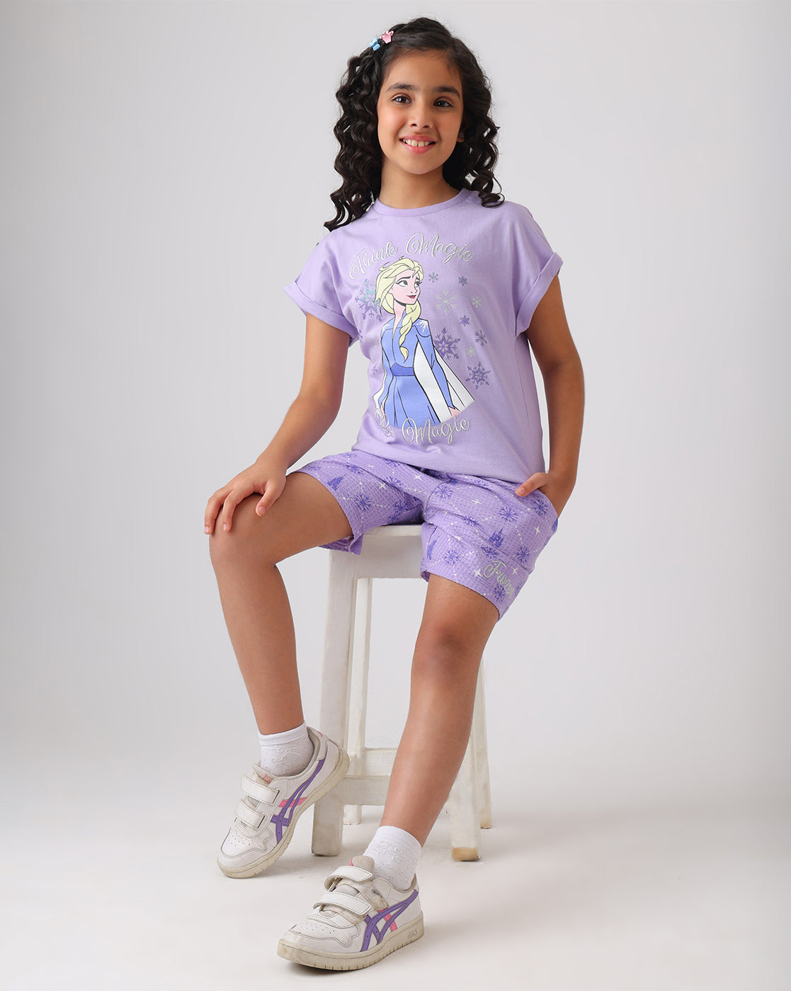 Frozen Regular Fit Shorts Girls