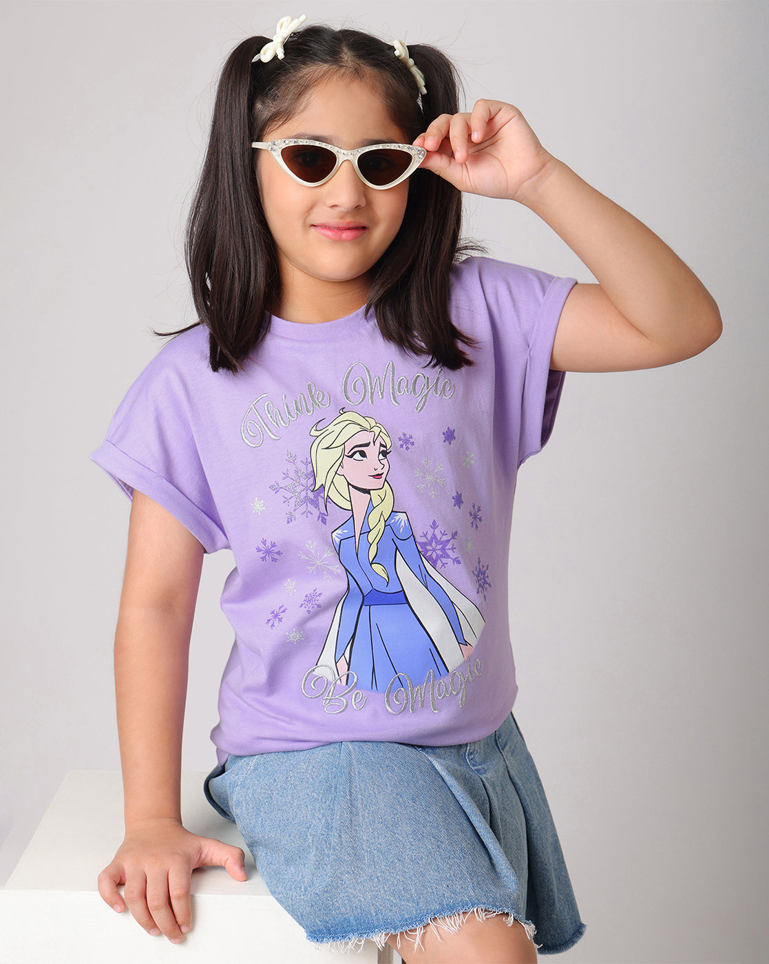 Frozen Elsa Relaxed Fit Tshirt Girls