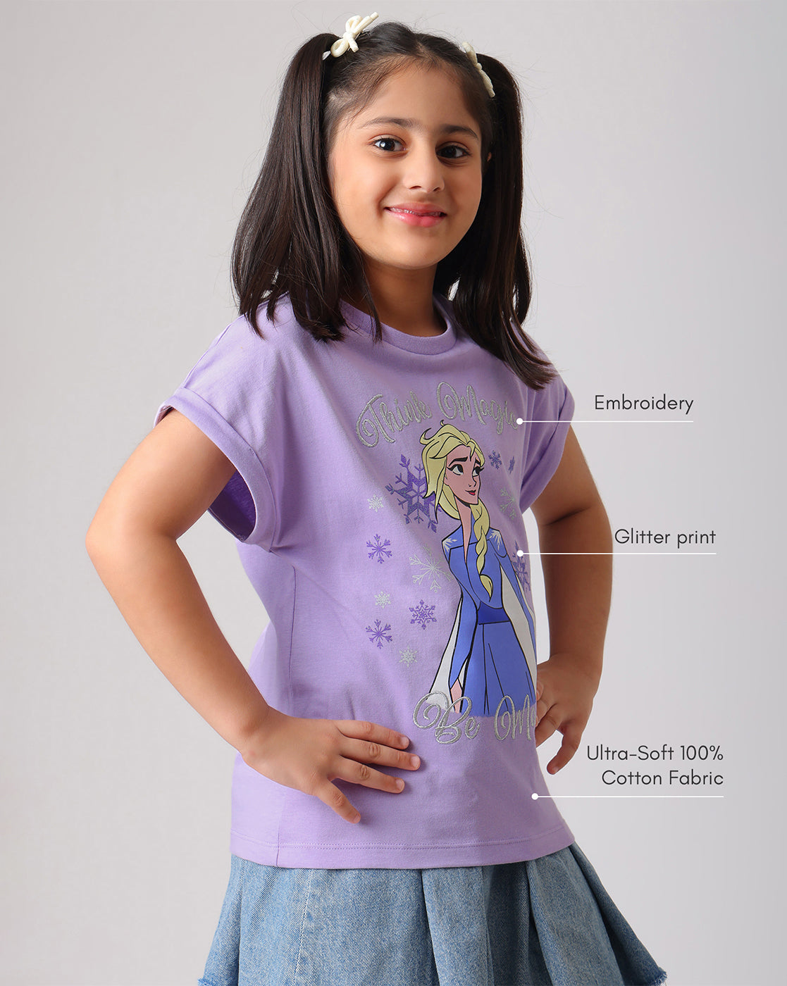 Frozen Elsa Relaxed Fit Tshirt Girls